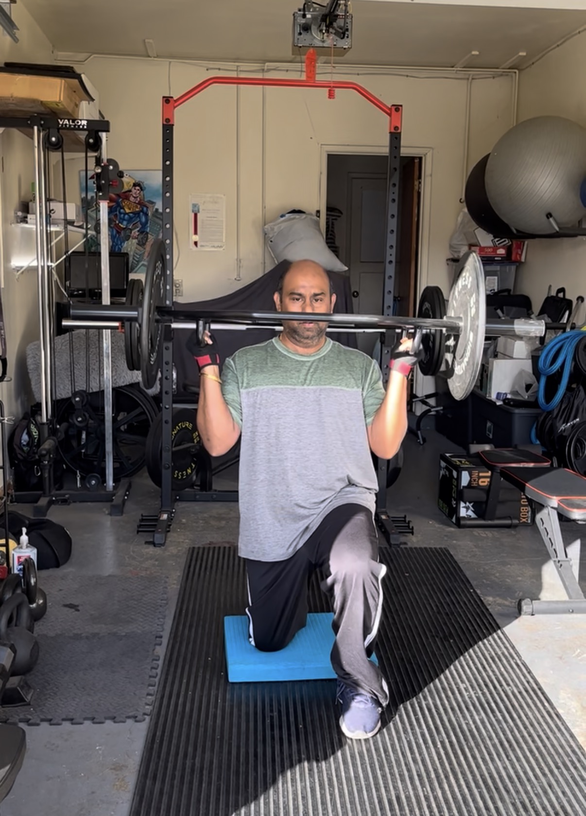 Client barbell training